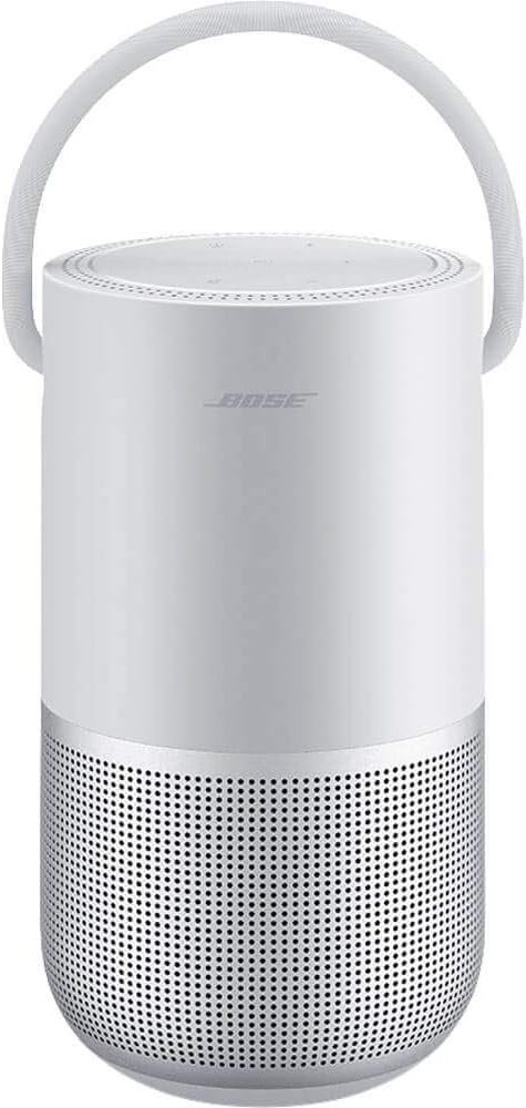 Bose Portable Smart Speaker — Wireless Bluetooth Speaker with Alexa Voice Control Built-in, Silver