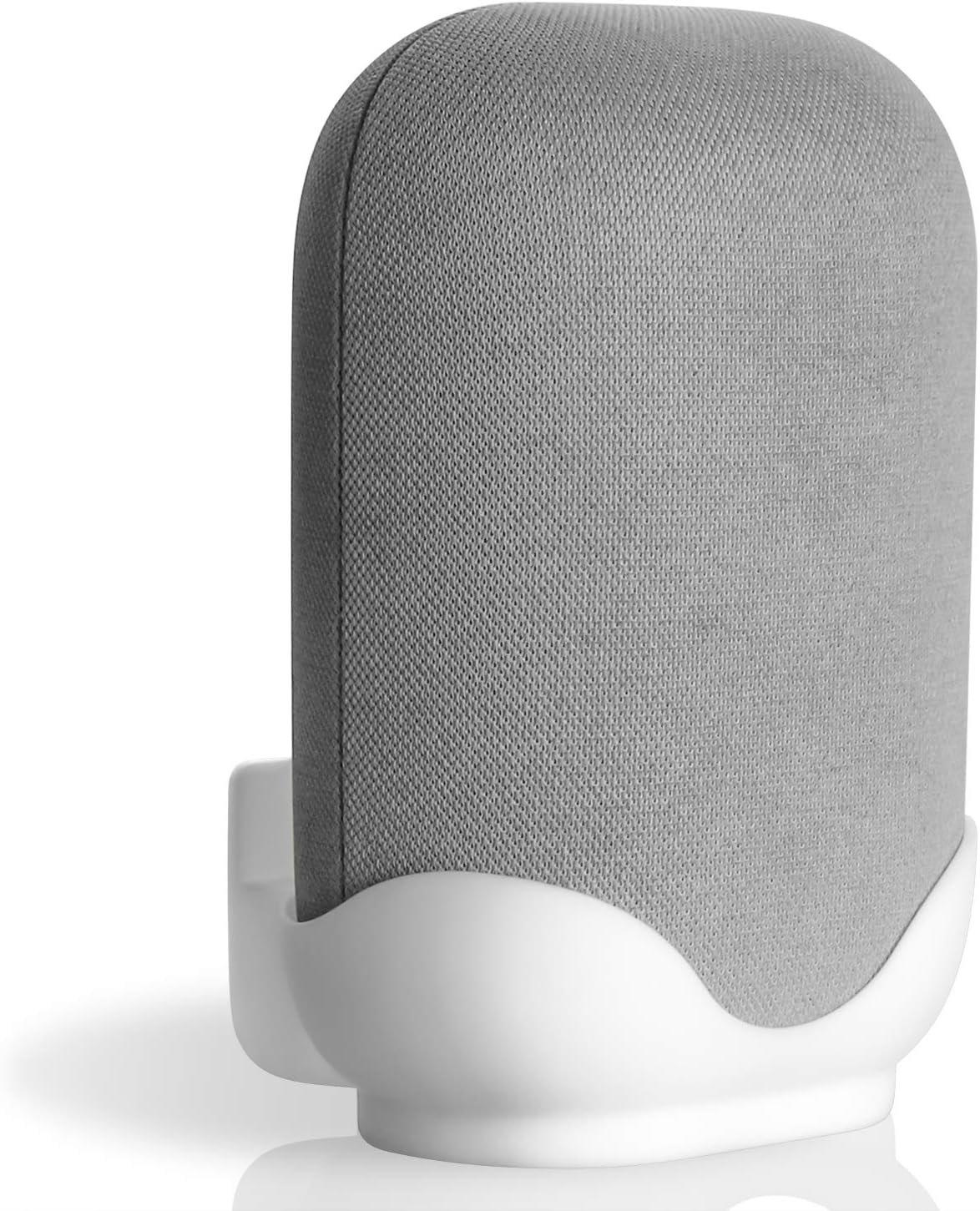 [1 Pack] Wall Mount for Google Nest Audio | Google Nest Speaker Mount Desktop Stand | Wall Mount Stand Holder for Google Nest Voice Assistant- Elegant White