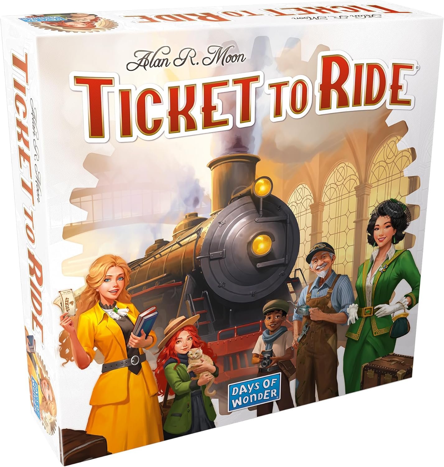 Asmodee Ticket to Ride Board Game (2025 Refresh) – A Cross-Country Train Adventure for Friends and Family, Strategy Game for Kids & Adults, Ages 8+, 2-5 Players, 30-60 Minute Playtime